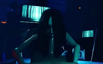 Busty JAV Enchantress Rides Lucky Cock, Gets Drenched in Cum