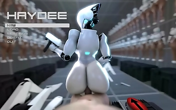 Get Luscious: Haydee the Sexy Robot in 3D Porn Parody Clips Compilation!