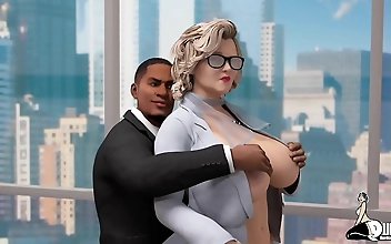 Relieve Your Desire with BBC Hottie and His New Secretary or BBC Pwns His Employee Hires Her as His New Sexy Secretary