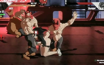 Outrageous Rough Sex Game Unleashed: Pure Onyx Street Fighter Fucking Mixed with Sex Borderland Parody