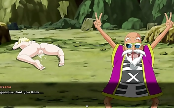 Shut up and squirt you slut! The Dragon Ball hentai tournament is on fire with Android 18 s ass getting reamed while she squirts like a fountain!