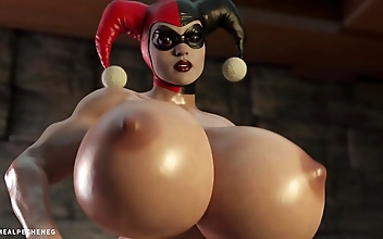 JAV Hottie Harley Quinn Gets Banged, Creamed, and Screamed!