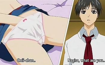 Japanese Hentai - Forbidden Pleasures of a Luscious Step-Sister Caught Masturbating, Uncensored and Subtitled