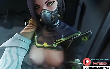 JAV Dreams Come True: Luscious Enchantress Gets Sweet Creampie in Valorant Hentai Video