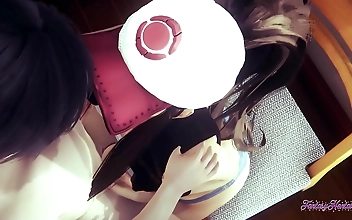 JAV Hentai Porn: Hilda's Explosive Blowjob and Boobjob Scene in Uncensored Japanese Asian Manga Anime Game Porn