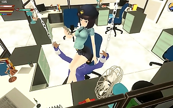 JAV Dream Come True - Fetish University Police Station with Femdom Goddess