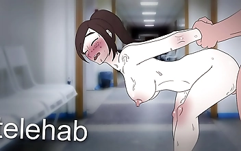 Fucking in the Hospital: Hentai Girls Steamy Encounter on the Train 2D Porn