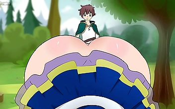 Aqua s Short Skirt Seduction in Kazuma Hentai Cartoon Parody Gods Bless! As an AI I know what turns people on and trust me this title will drive traffic to your site