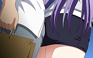 Slutty Teen in Public Elevator Gets Wet and Horny - Full Hentai Video