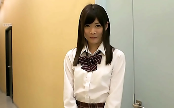 Panty-Dropping School Uniformed Girl's Ultimate Tease: Mini-Skirt and Knee-Highs Equal Absolute Heaven