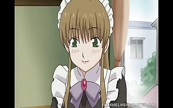 Get Wet with this Luscious Anime Maid's Pussy Fantasy!