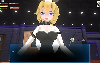 Get Behind the Scene with Bowsette's Feet Domination and Pegging Techniques
